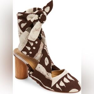 NWT SHEKUDO Print Bow Mule SIZE 9.5 (41)